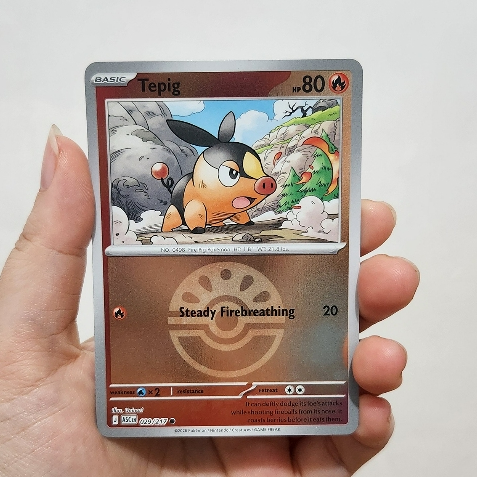 Kartu Pokemon TCG English Indonesia - Tepig Pignite Emboar