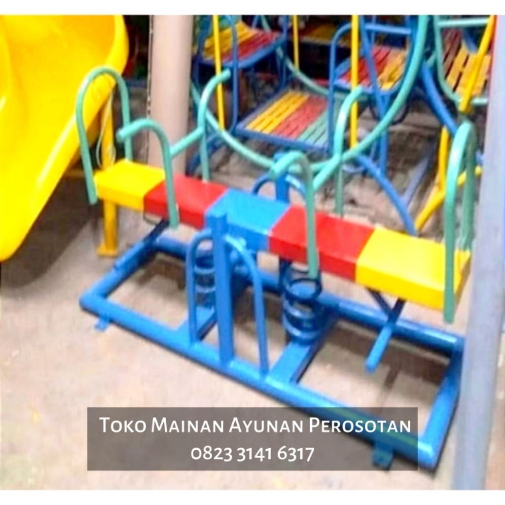 Jungkat - Jungkit - Jungkitan - Spring Rider - Playground Jungkat Jungkit - Playground Jungkitan - M