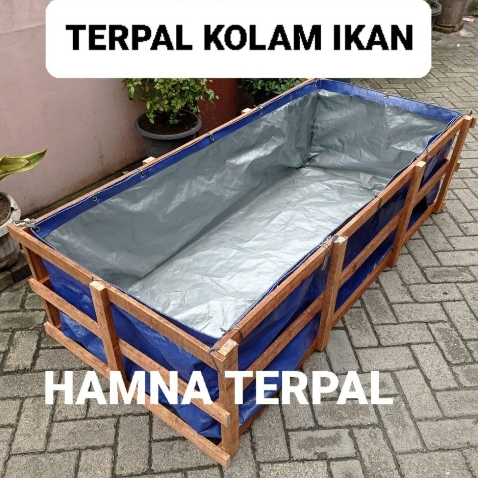 Terpal kolam ikan 200x100x50 A5 kolam terpal budidaya