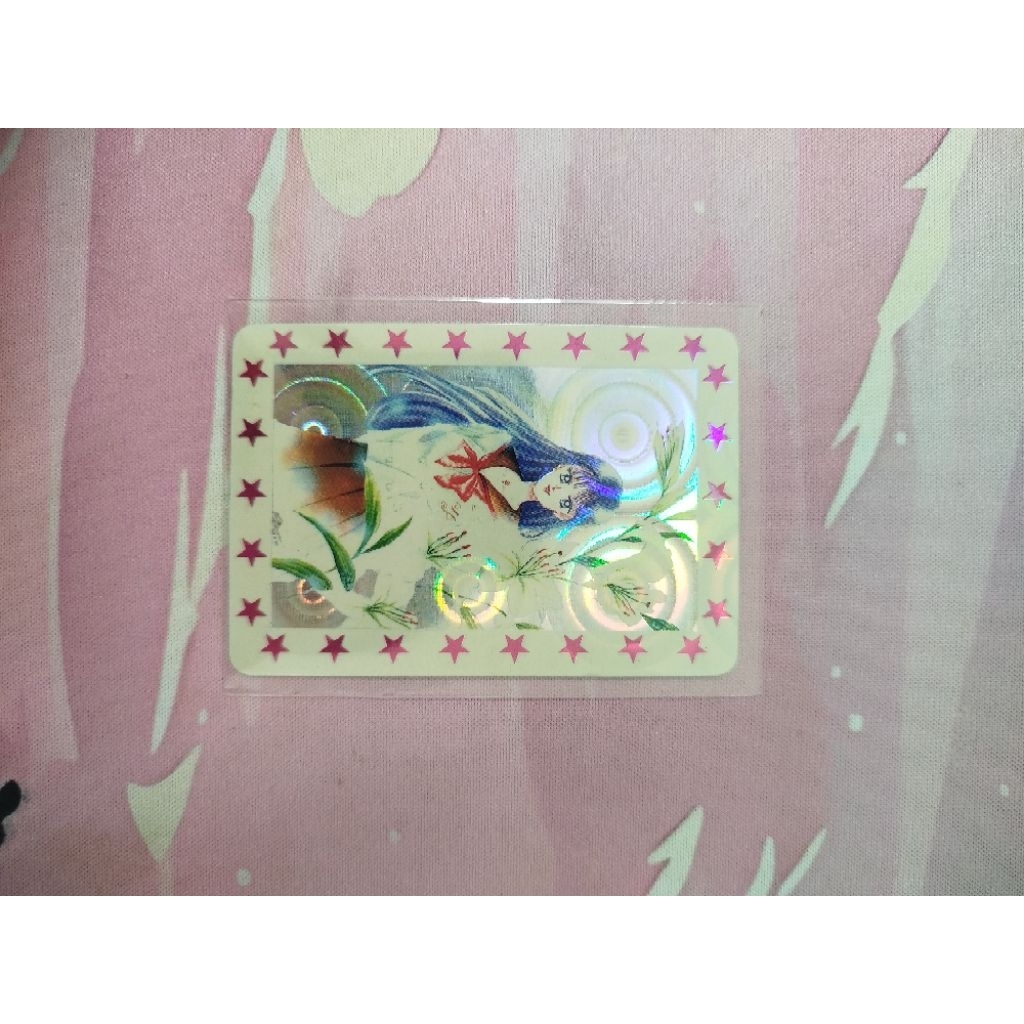 Vintage 1990s Sailor Moon Hologram Card Prism Anime Collectible