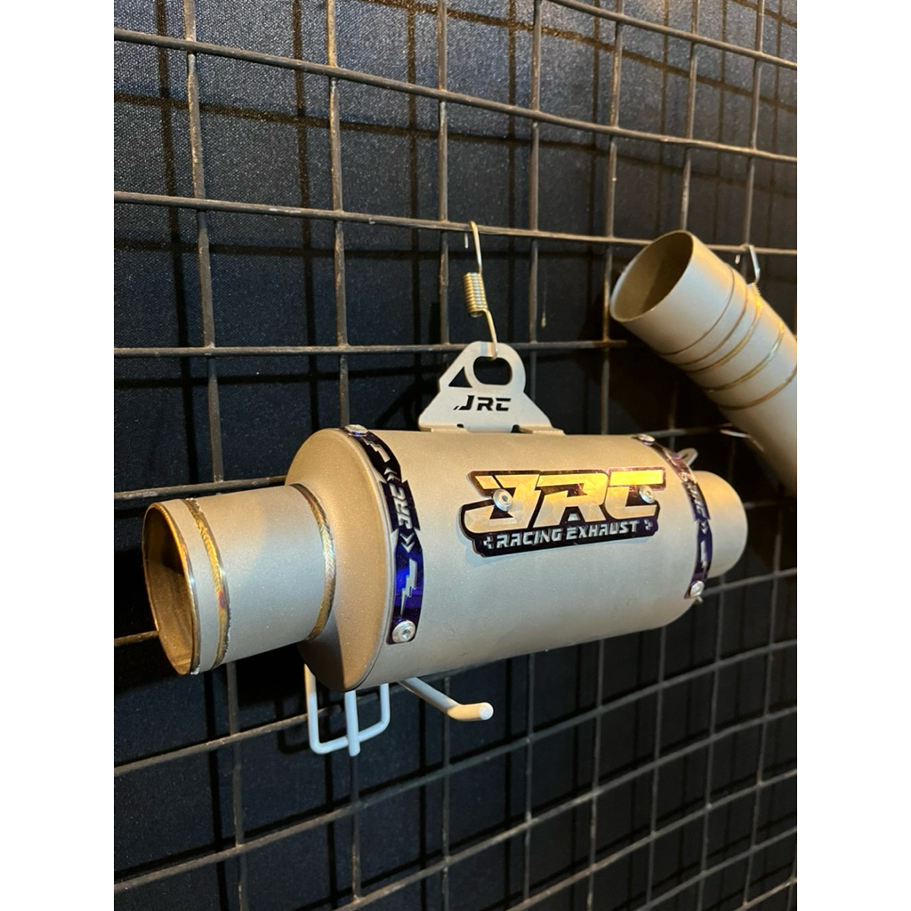 Knalpot bebek GTX RBT original JRC racing exhaust full sanblasting