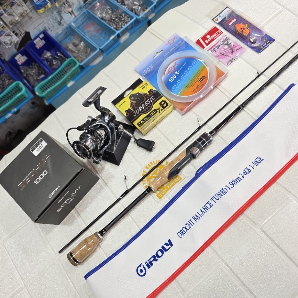 Satu Set Iroly Action Ultralight || Iroly Orochi Balance Tuned Version 2025, 662/198cm VS REEL Iroly