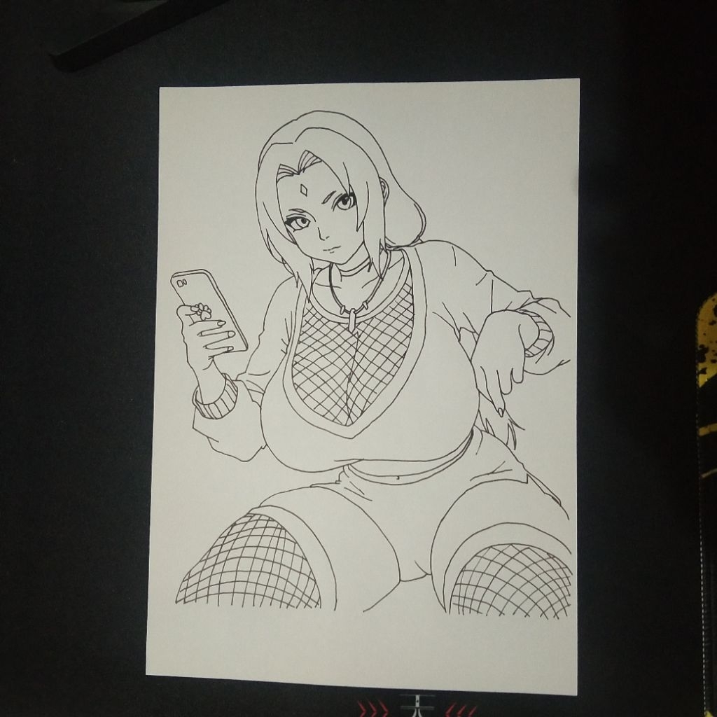 Gambar & sketsa Naruto | A4 & Drawing Pen Art Line (Gambar baru akan di Update tiap minggu)