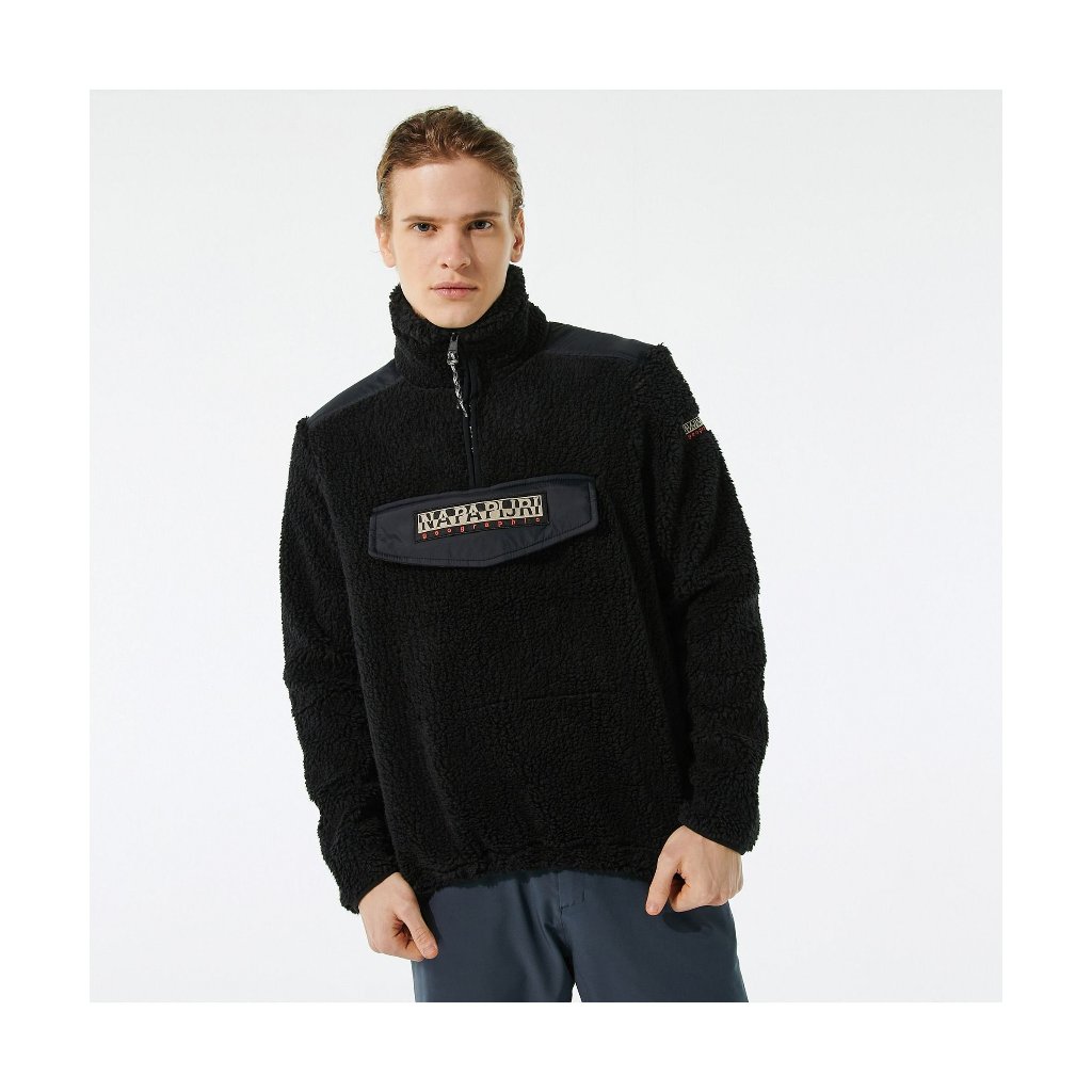 Napapijri Trentino Half Zip Fleece Full Black Original