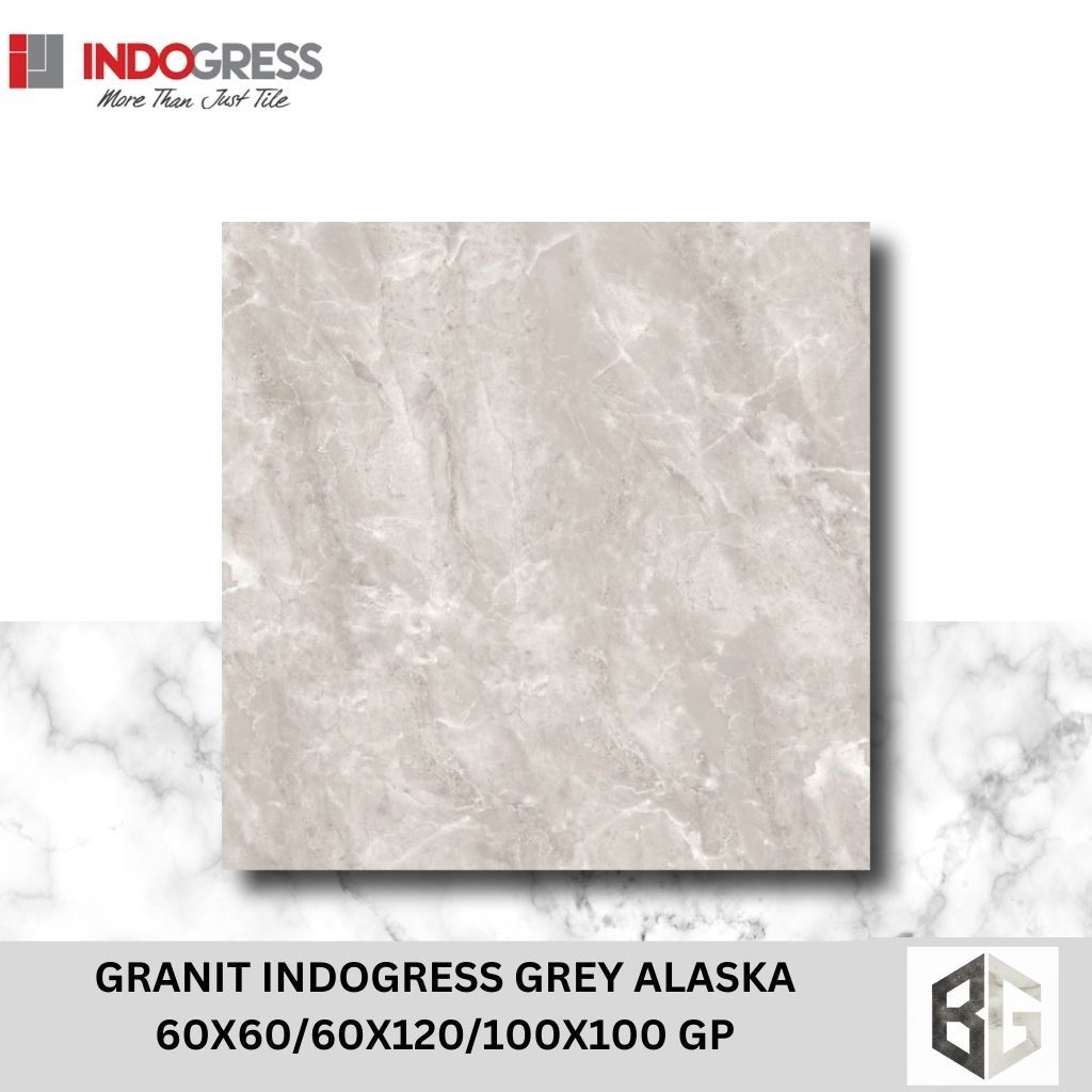 GRANIT INDOGRESS Grey Alaska 60x60 / 60x120 / 100x100 Glazed Polished