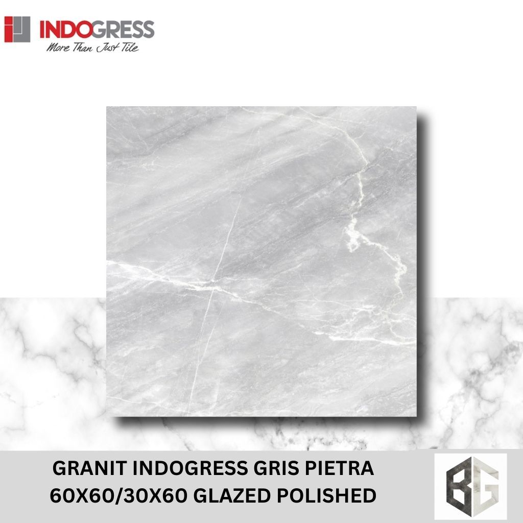 GRANIT INDOGRESS Gris Pietra 60x60 / 30x60 Glazed Polished