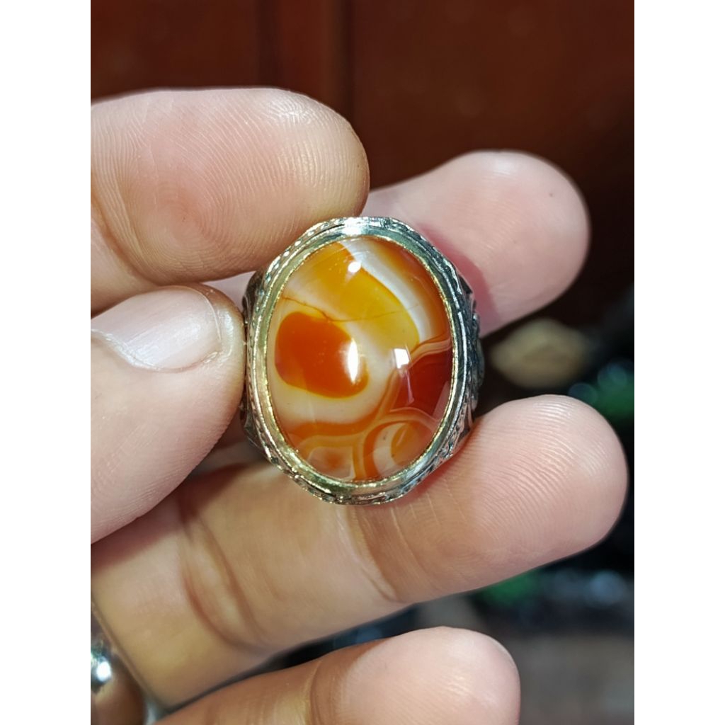 Akik Sulaiman Motif Topeng/Unik