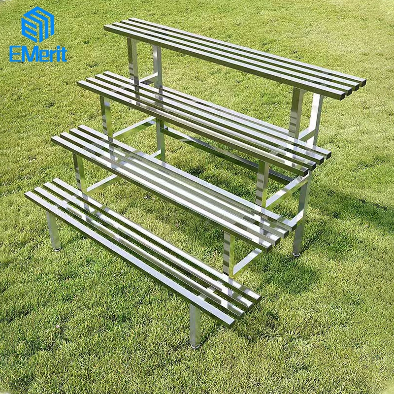 Rak Tanaman Stainless steel 4 Susun Rak Bunga Serbaguna Rak Pot Bunga Rak Standing Pot Susun