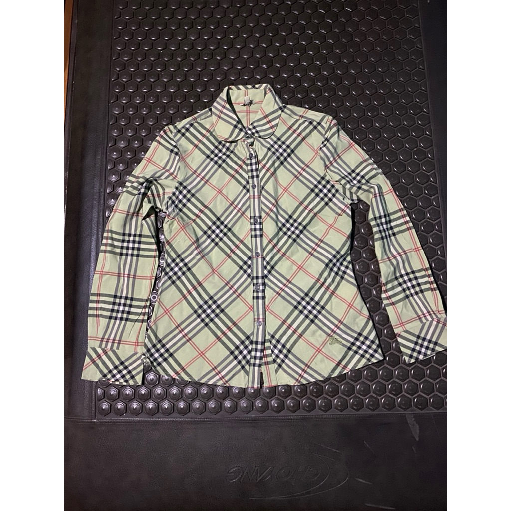 KEMEJA LENGAN PANJANG LUXURY BURBERRY NOVA MEWAH BRANDED