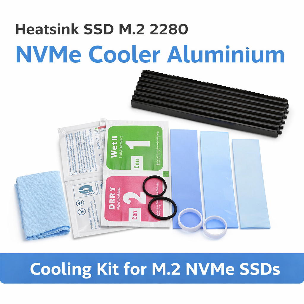 Cara Pasang Heatsink SSD M.2 2280 NVMe Cooler LPComp