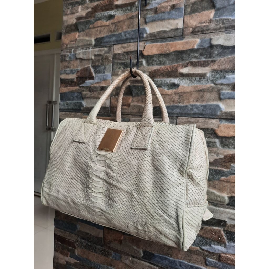 Tenteng Kulit Buaya Couronne - Elegan Bahan Kulit Buaya