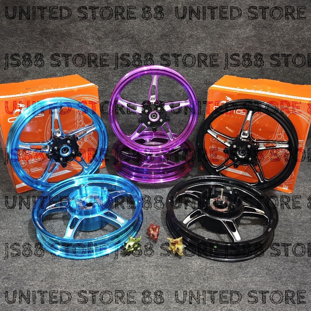 VELG CMG PCX 160 RING 14 LEBAR 185/215 CMG MG 500 PCX CNC KSPEED BINTANG LAUT NEW SPEED VELEG PCX 16