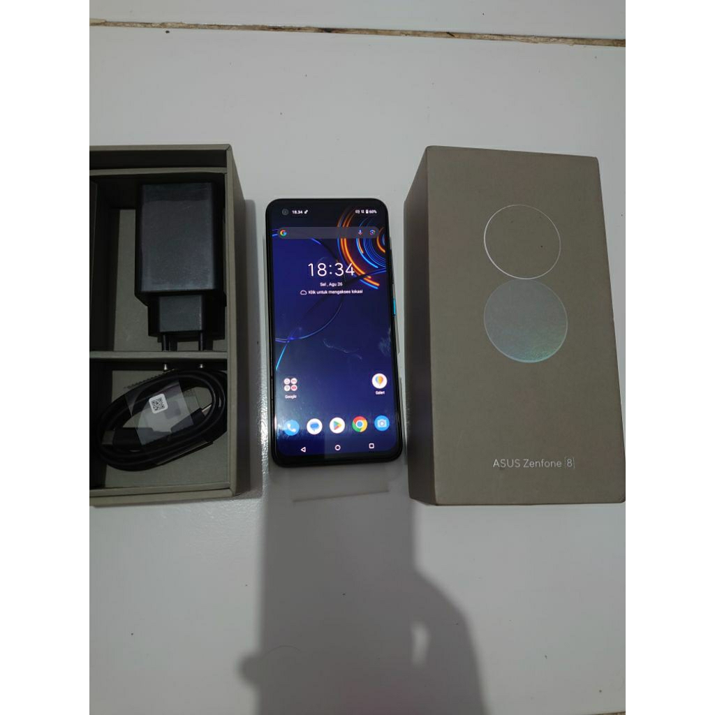 Asus Zenfone 8 ram 8/128gb second original