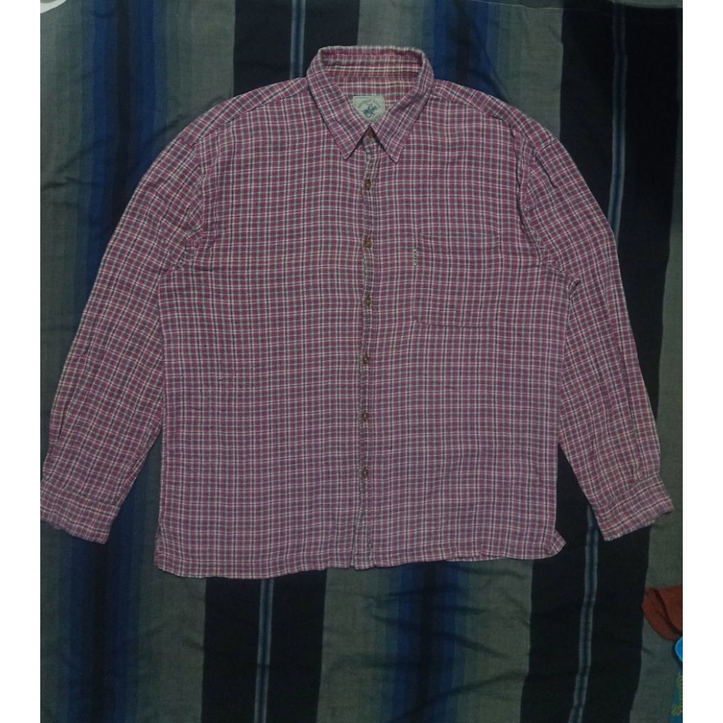 Kemeja Flannel Beverly Hills Polo Club' SZ XXL (minus, baca deskripsi)