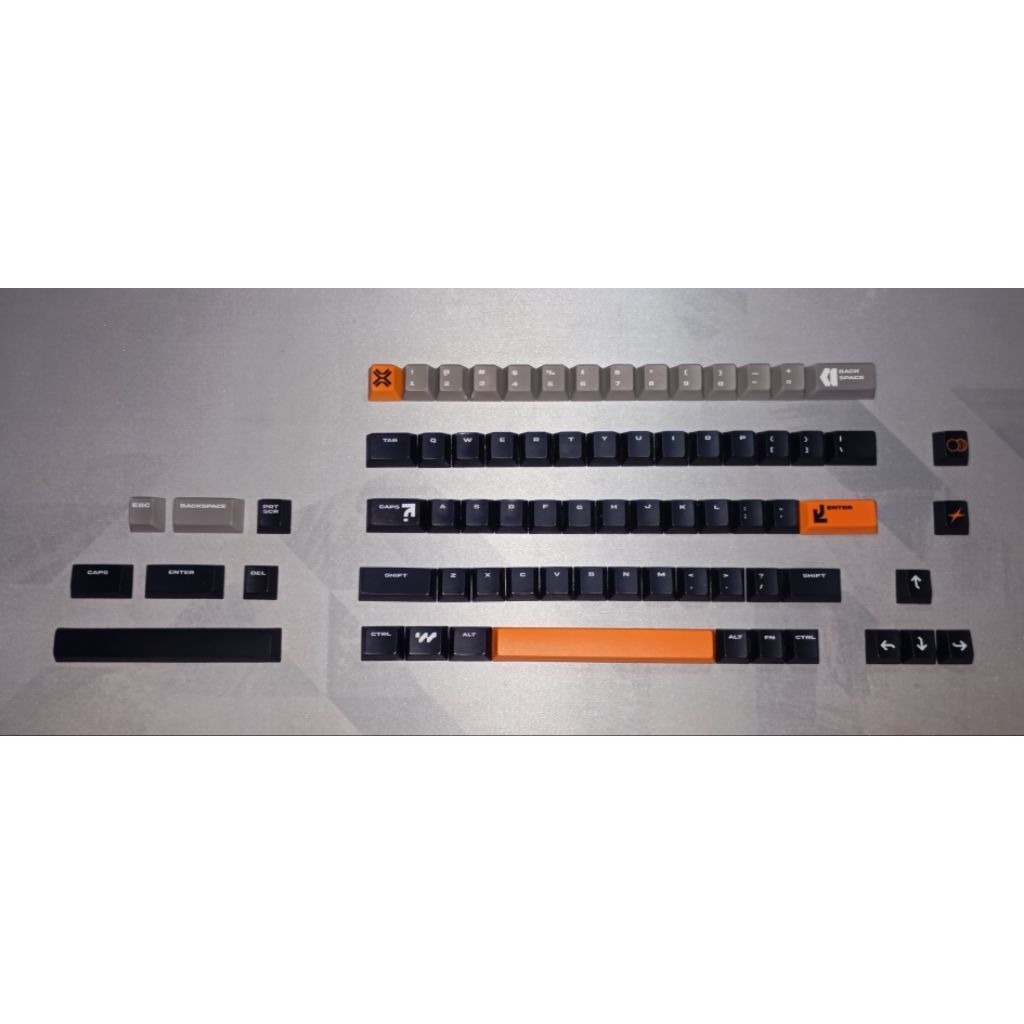 Keycaps Noir N1/X - Cherry Profile (second)