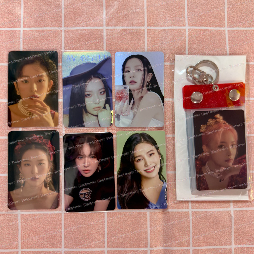 [ BACA DESC + PILIH J&T/SICEPAT ] PC PHOTOCARD RED VELVET IRENE SEULGI WENDY JOY YERI LA ROUGE MONST