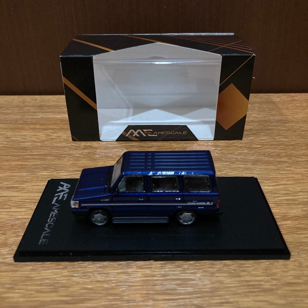 AMEscale Toyota Kijang Super G Kotak 2025 Biru Diecast Mobilan Mobil AME Scale Open Hood Buka Kap