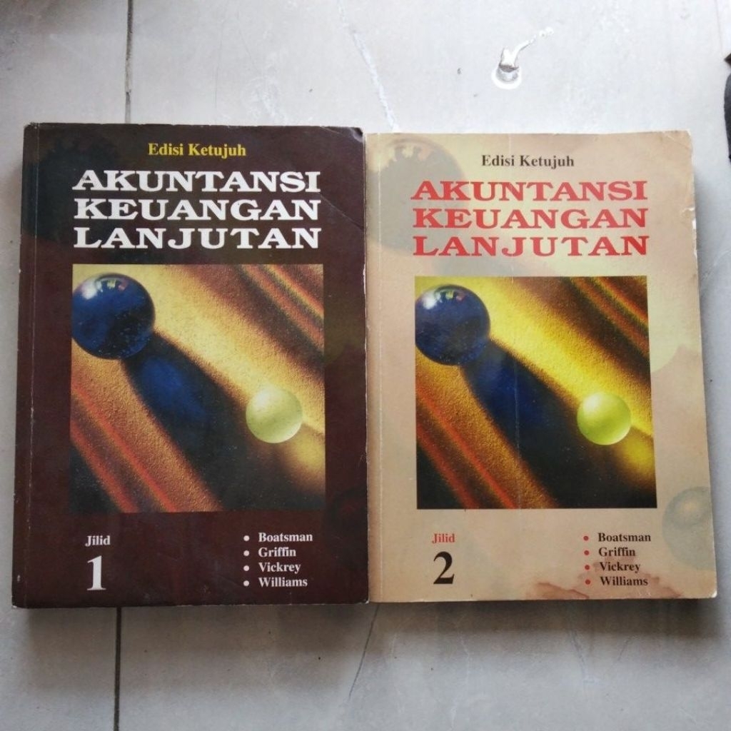 Akuntansi Keuangan Lanjutan Edisi 7 Jilid 1 dan 2 ( ORI BEKAS ) #Boatsman/Griffin/Vickrey