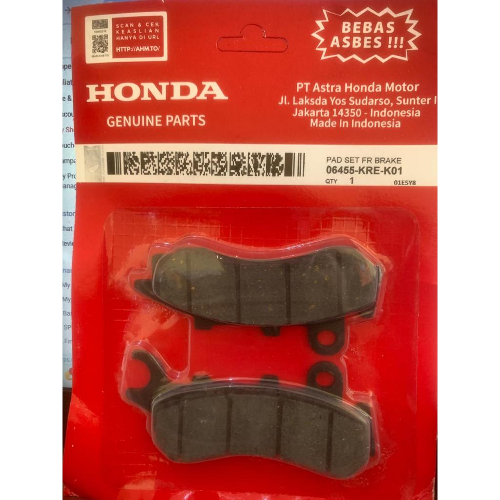Kampas Rem Depan Honda PCX 150 160 ABS Vario 110 Lama CRF150 Ori