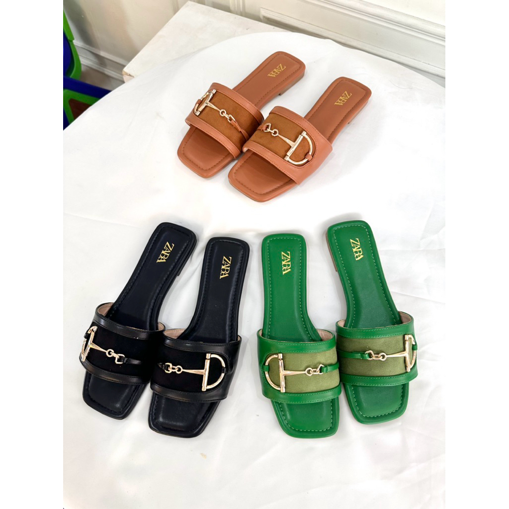 sendal ZARA 621-2 sandal wanita bahan dive import premium