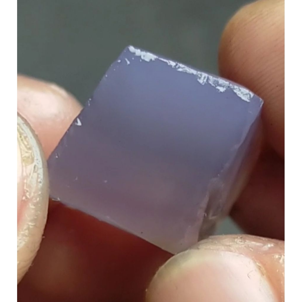 B80 -  Batu BACAN OBI UNGU - Bongkahan Natural  Keras Jumbo Bodyglass Murah