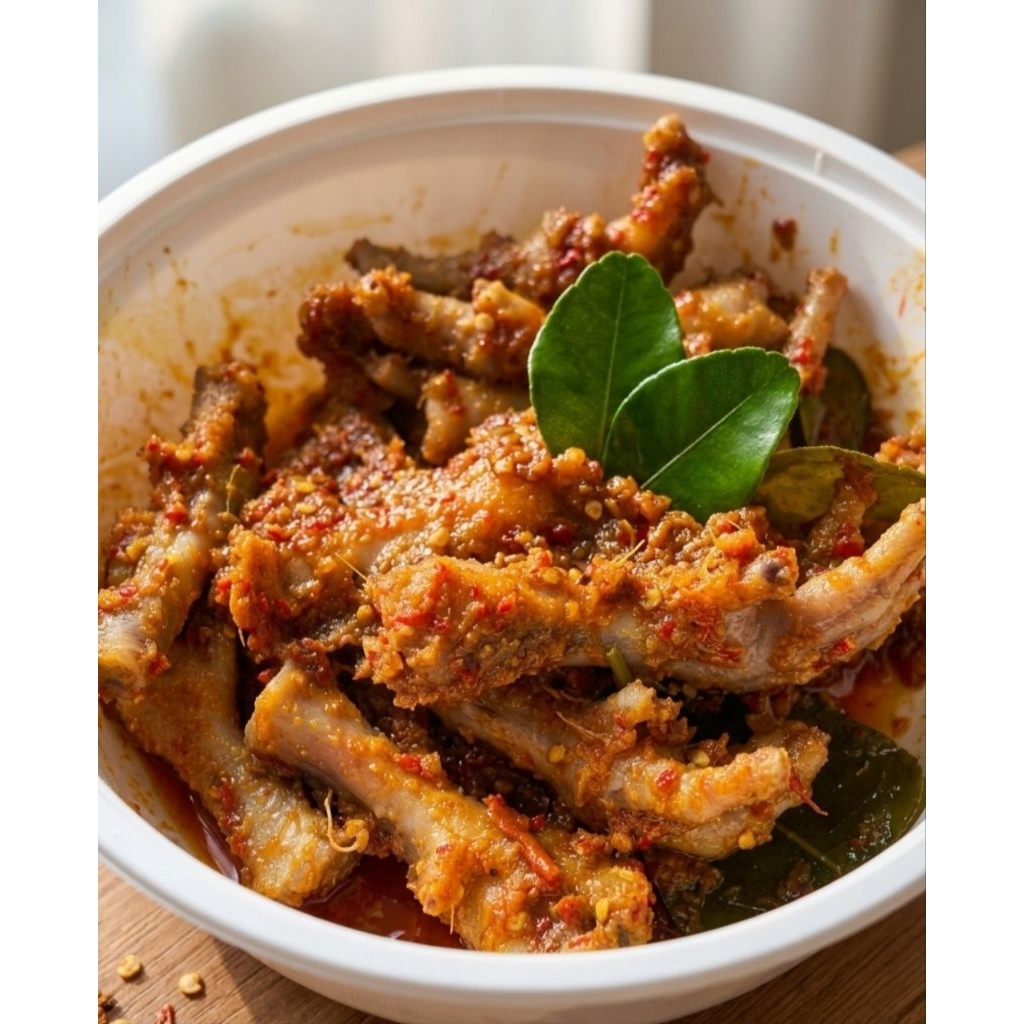 Ceker Ayam Mercon (Pedas Sedang)