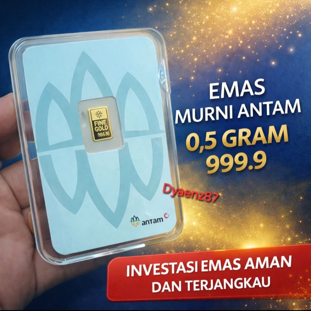 Emas Antam 0,5 gr