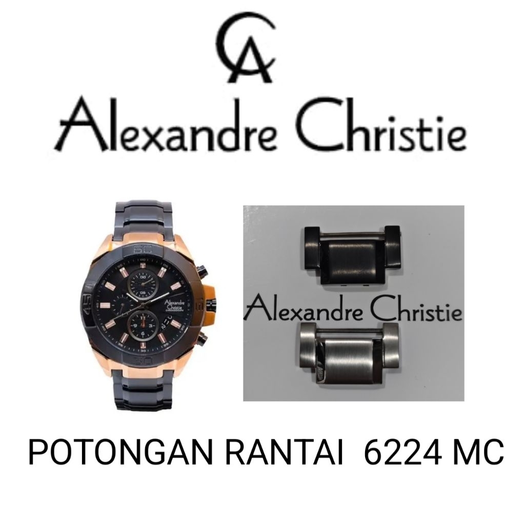 Potongan rantai Alexandre Christie original 6224MC
