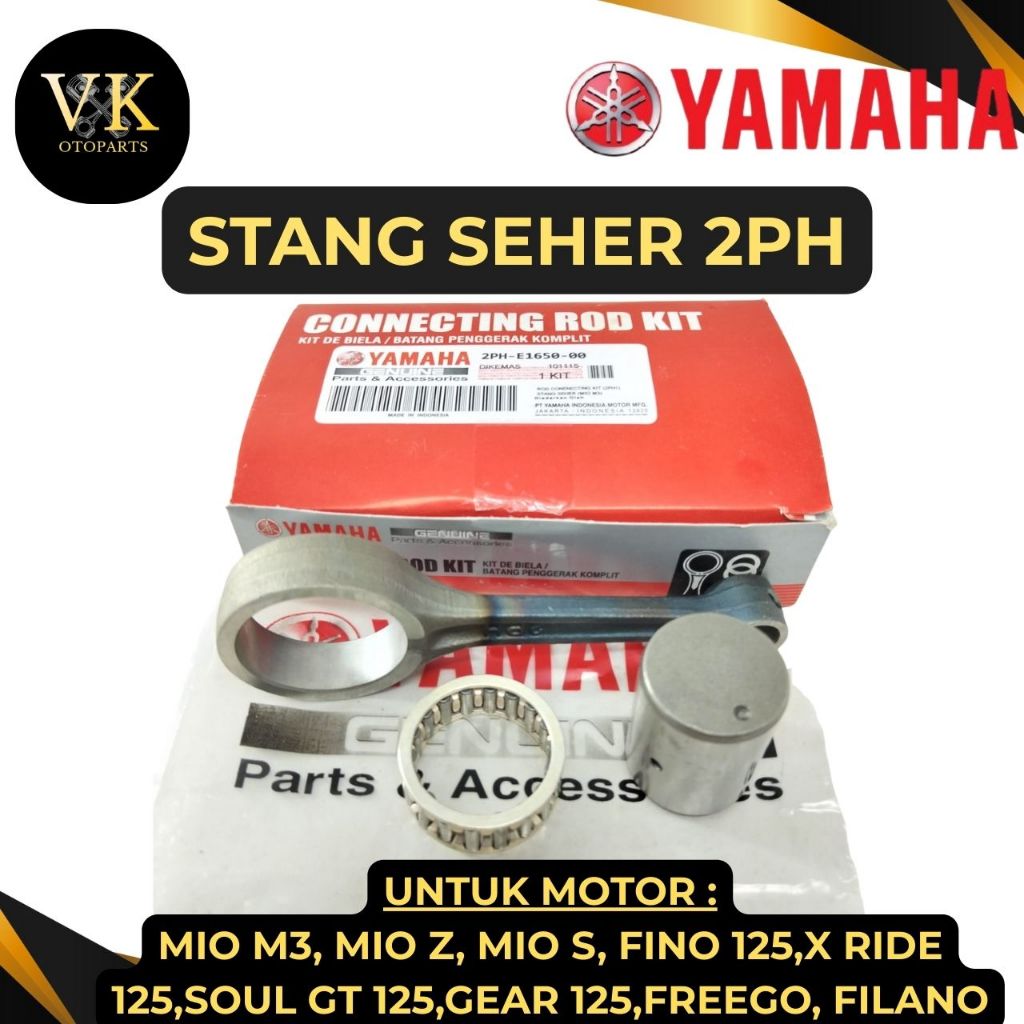 STANG SEHER KODE PART 2PH ORI YAMAHA PISTON Mio M3,Mio Z,Mio S,Fino 125,X-Ride125,Soul GT125,Gear125