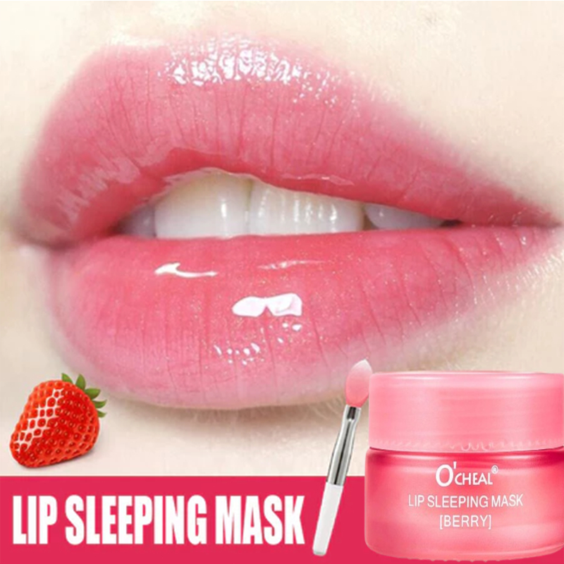 Lipstik, masker bibir, memperbaiki bibir pecah-pecah, melembapkan bibir yang kering dan kusam, krim 