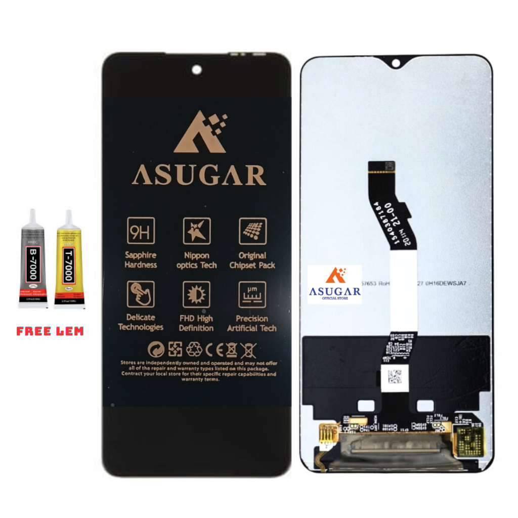 LCD XIAOMI REDMI NOTE 8 PRO ORIGINAL 100% FULLSET TOUCHSCREEN