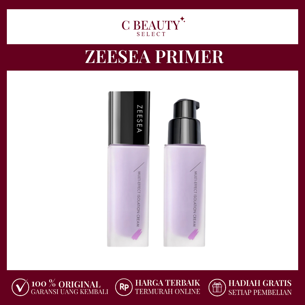(PASTI ORI) Zeesea Primer Base Makeup Haluskan Kulit Tahan Lama Ringan Melembapkan