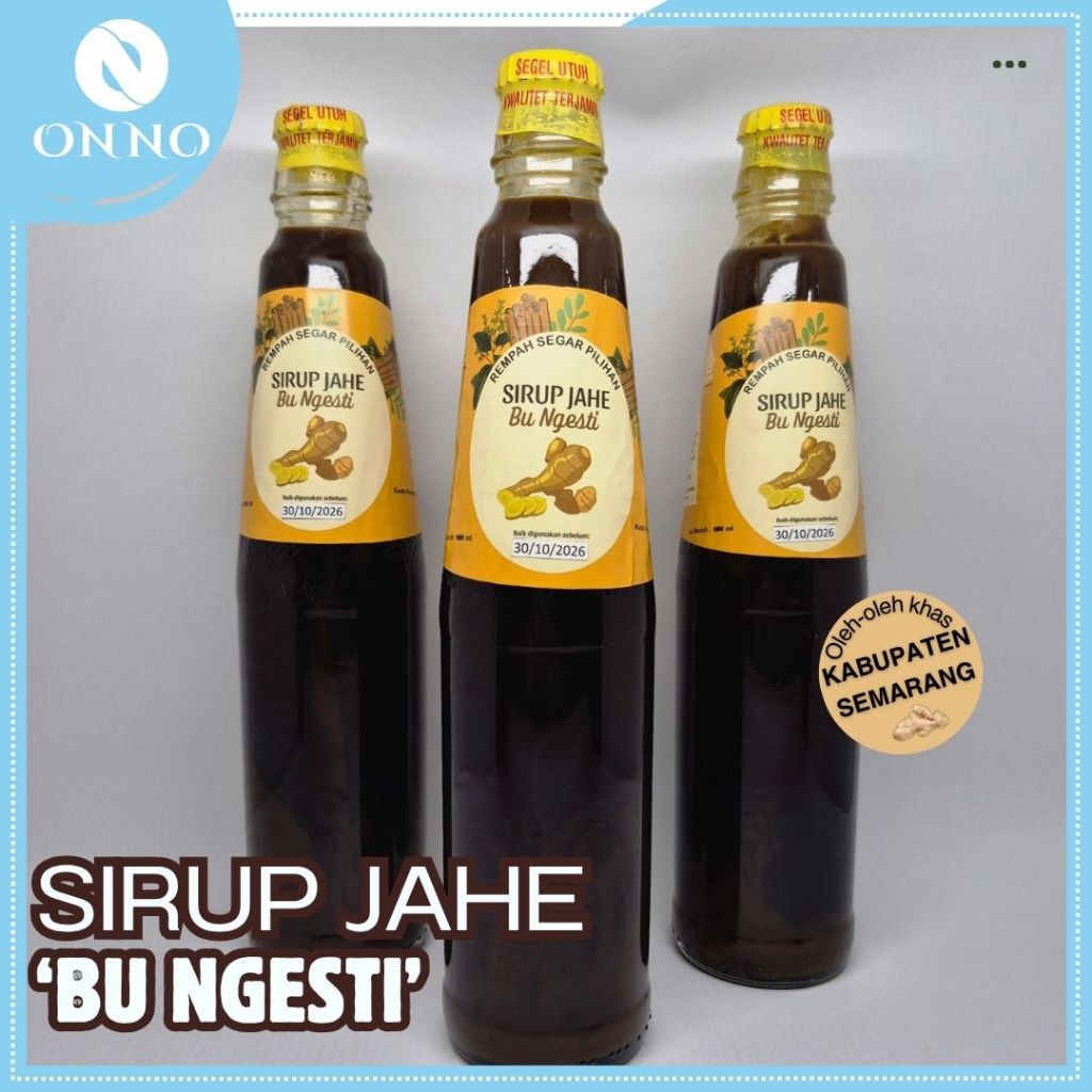 Sirup Jahe Bu Ngesti Oleh Oleh Buah Tangan Khas Kabupaten Semarang Asli Bandungan Jawa Tengah Minuma