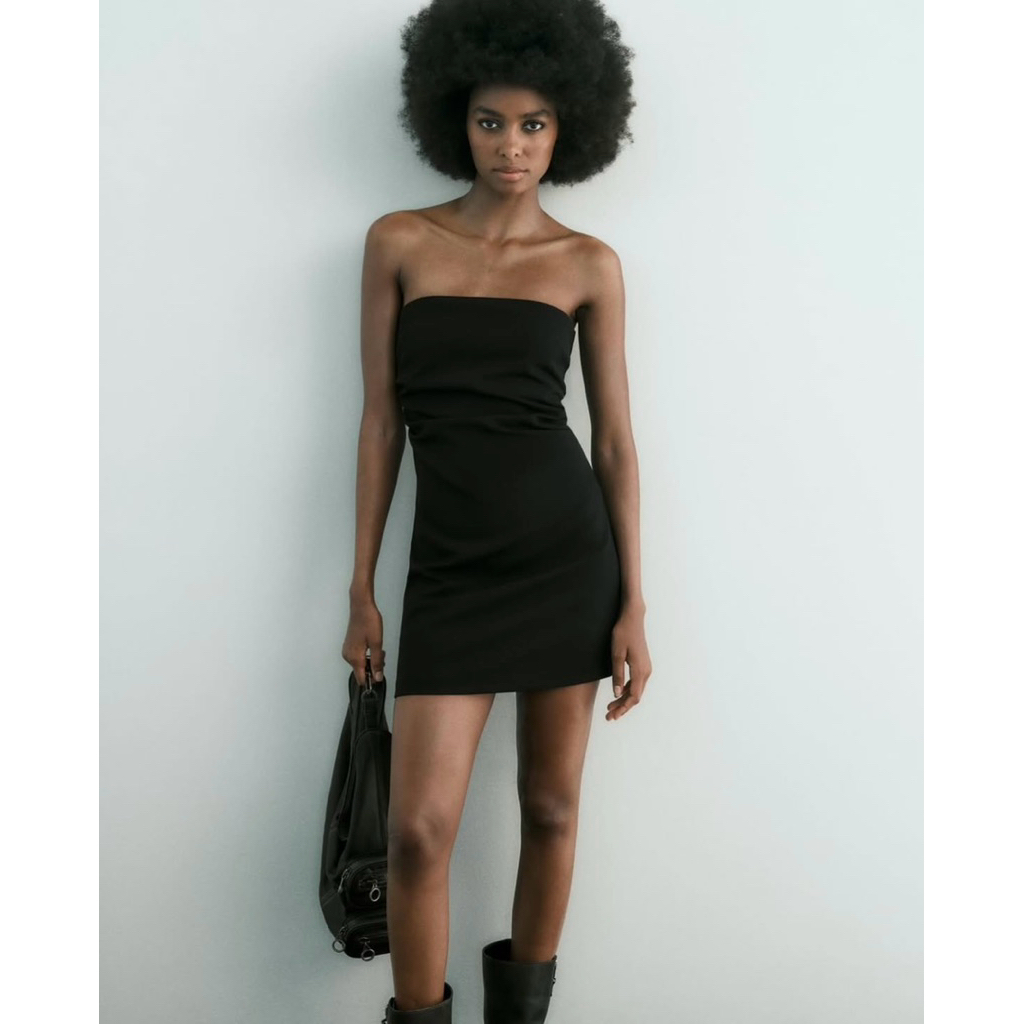 LIKE NEW Zara Mini Tube Dress Size XS