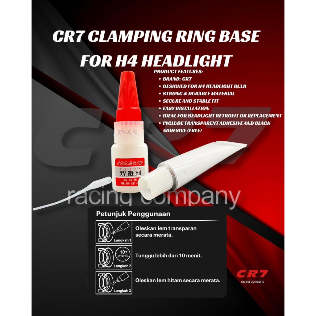Fitting Lampu H4 Set CR7 Socket H4 Dudukan Lampu Untuk Bohlam H4 LED