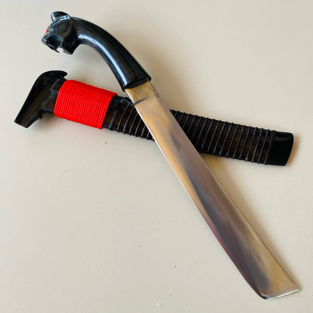 g0lok kopak dawing banten ukirmacan bahan tanduk kerbau finishing halus 30 Cm best seller