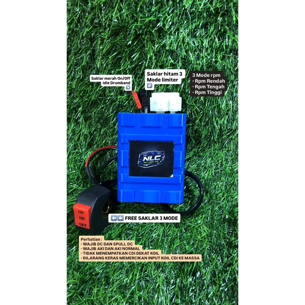 CDI MEGAPRO SHOGUN DAN GL  8 MODE LIMITER IDLE DRUMBAND AKTIF