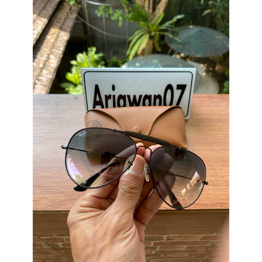 kacamata ray-ban rb 3029 outdoorsman II  002/32 kaca gradient sz 62