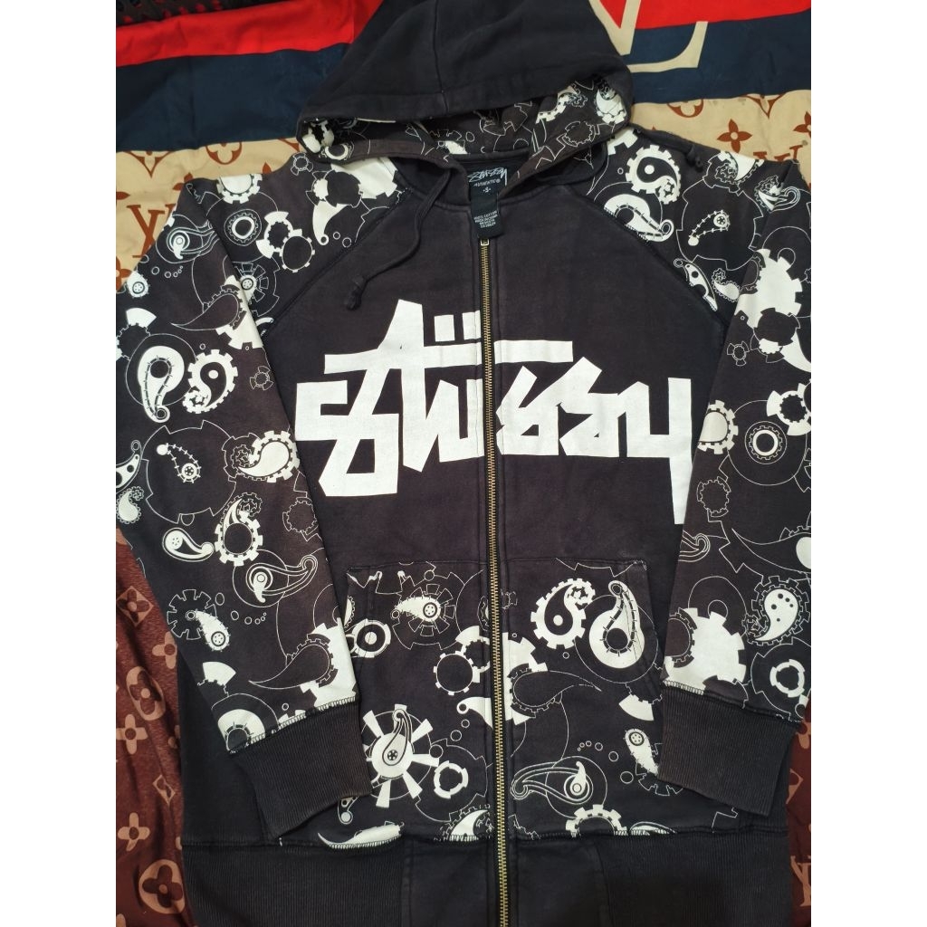 hoodie jacket stussy vintage rare item