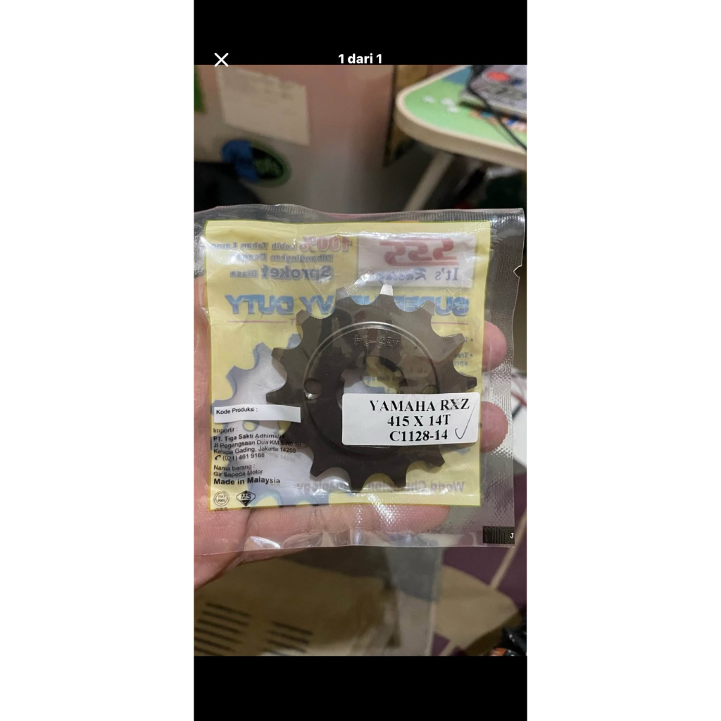 Gear Depan SSS 415 14T RXZ-RXKING-JUPITER-FIZR