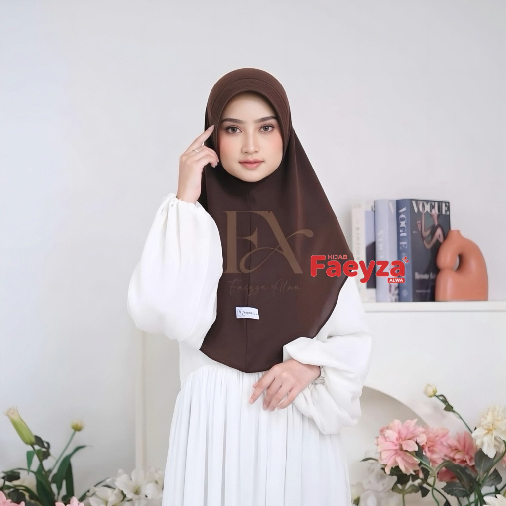 Faeyza Alwa - Hijab Instan Bergo Pad Penguin