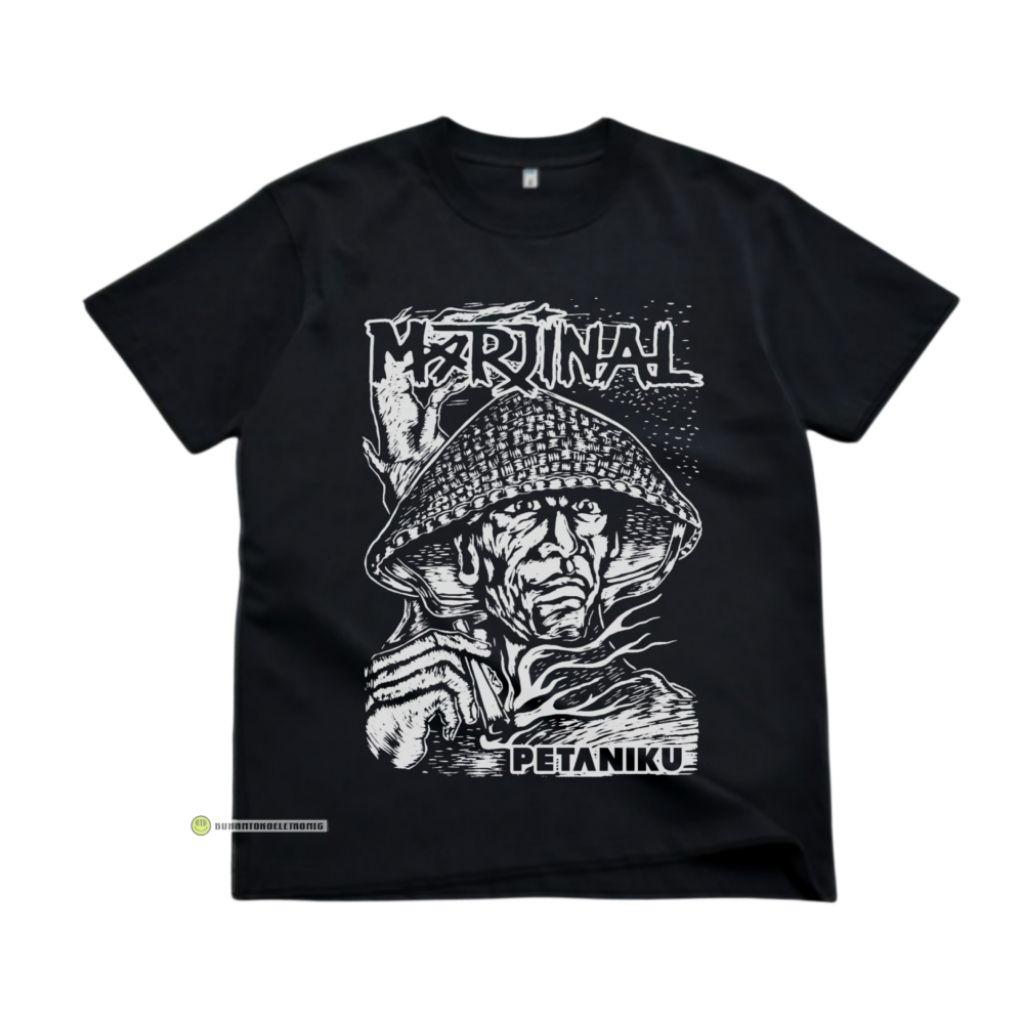 [ BTE ] Marjinal Punk T-shirt - Kaos Marjinal Petaniku