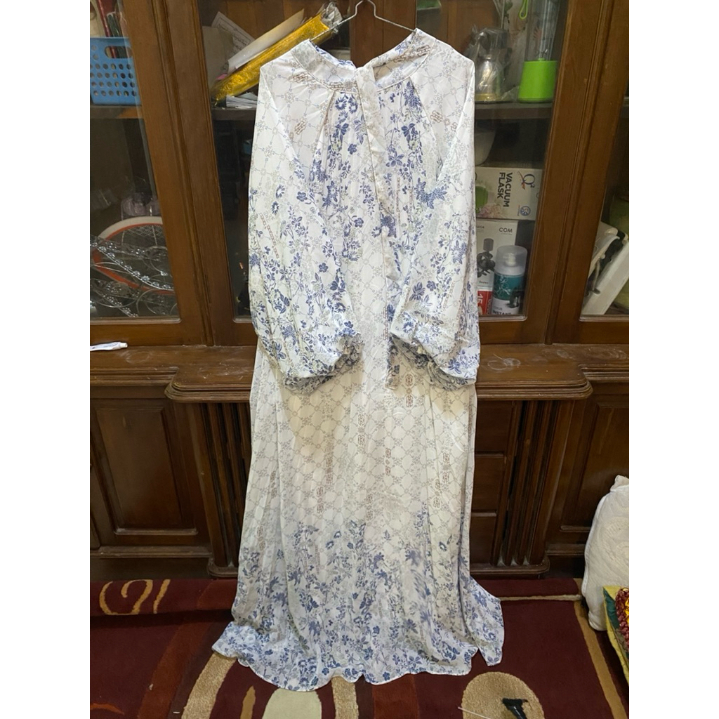 preloved dress lengan balon new