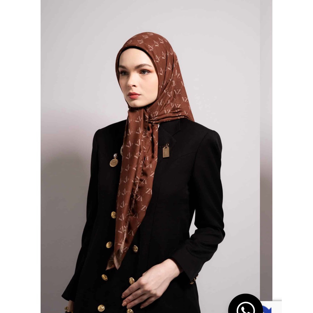 Monogram scarf series by Vivizubedi