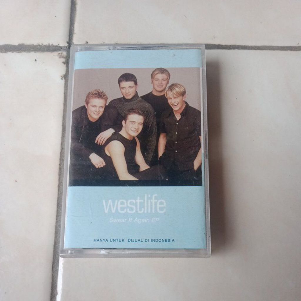 kaset pita Westlife - swear it again ep
