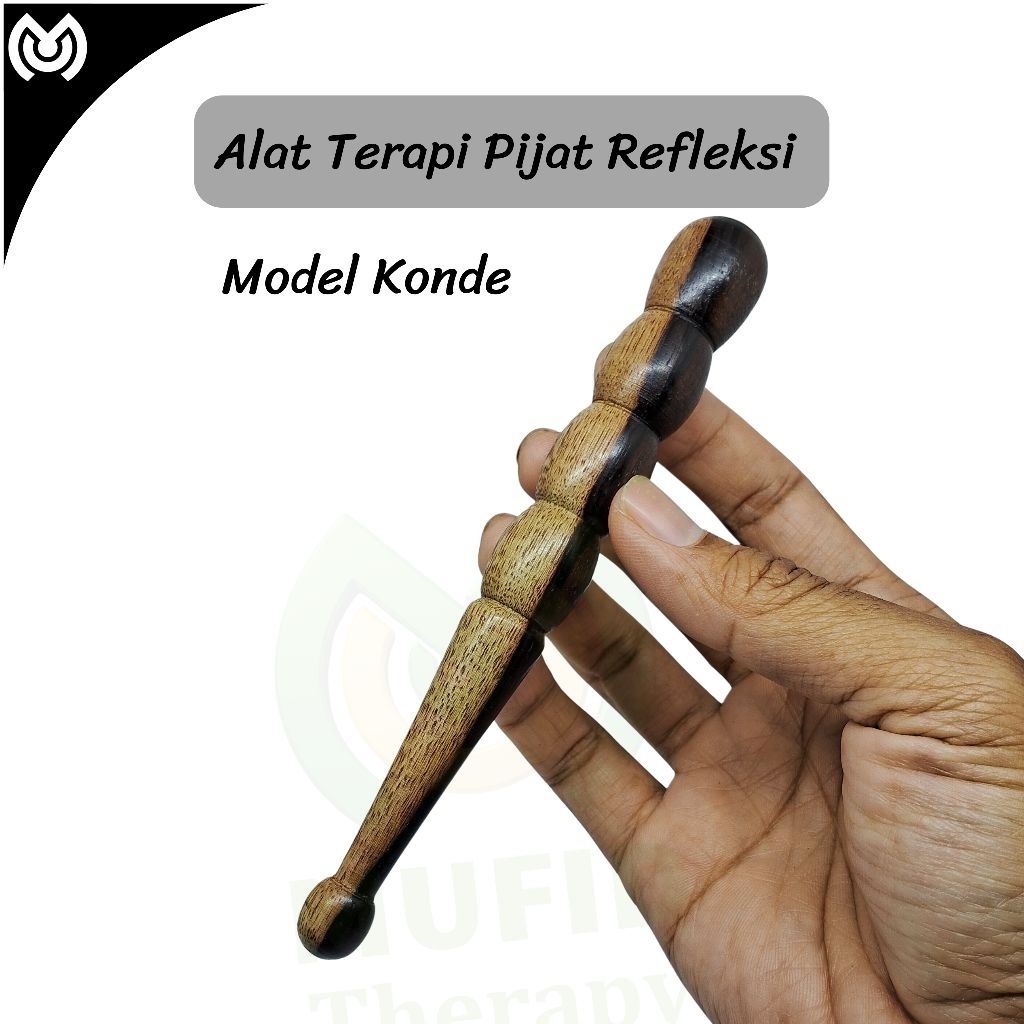 Pijat KONDE - Alat Terapi Pijat Refleksi dan Totok Profesional dari Kayu Sonokeling. Pijat Kaki Tang