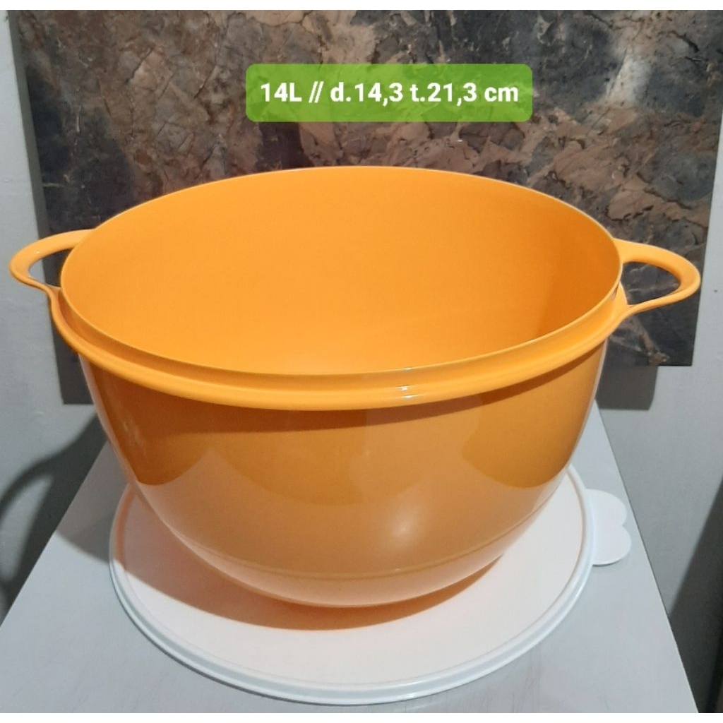 That's A Bowl Orange 14L Tupperware (1)