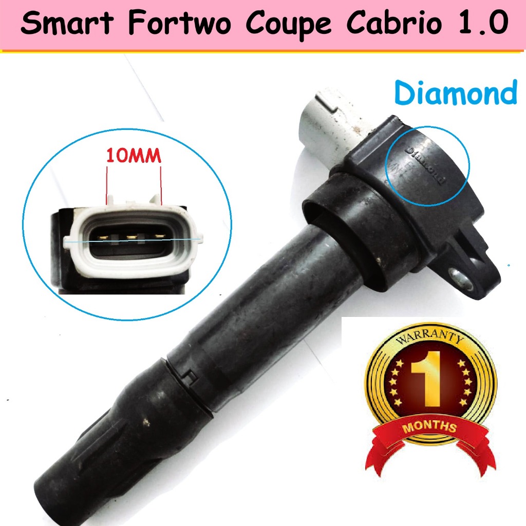 Coil Smart 451 Fortwo Coupe Cabrio 1.0 FK0319 1832A028 Diamond FK0343 MN195805 Ignition Koil Amanah