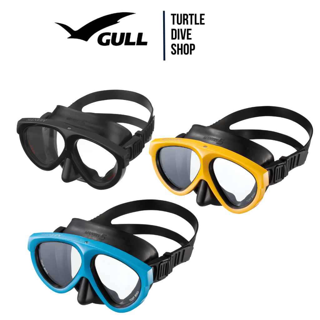 Diving Mask Gull Mantis 5 Rubber