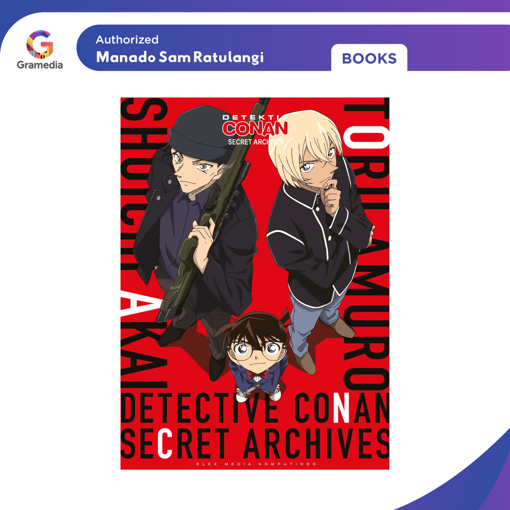 Gramedia Manado-Detektif Conan Secret Archives 02 Shuichi Akai & Toru Amuro